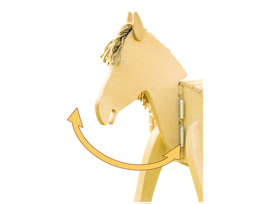 Beweglicher Kopf Jumper/Amigo - Natur