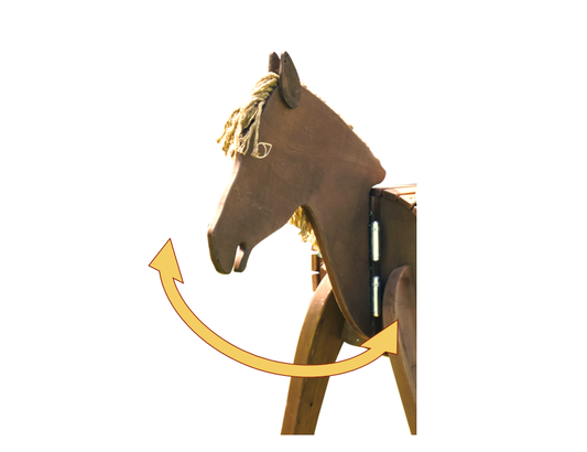 Beweglicher Kopf Jumper/Amigo -  Nuss-Braun